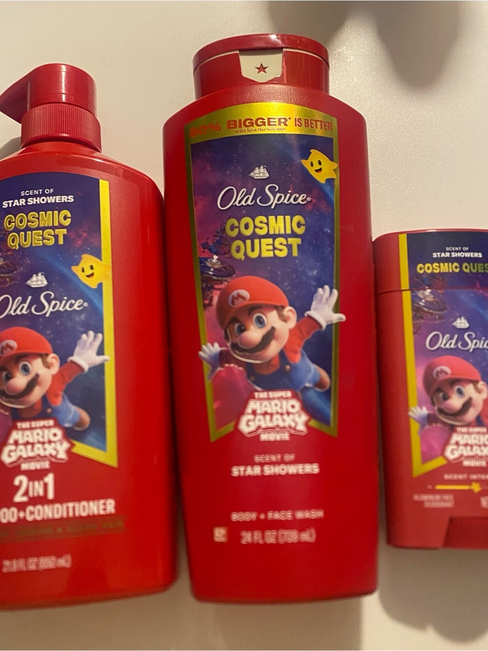 Old Spice Super Mario Body Cosmic Quest Bundle x 2